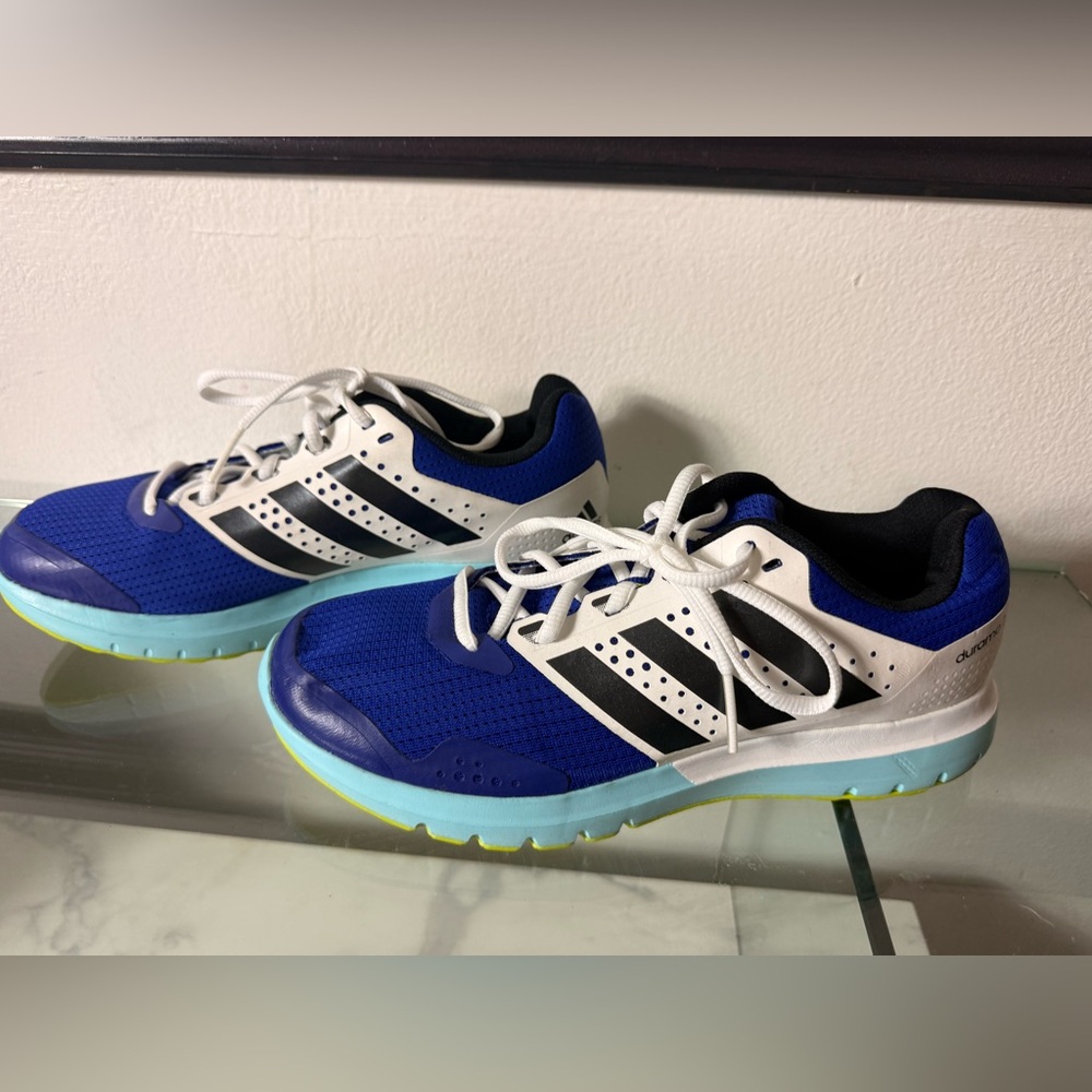 Adidas Royal Blue and White Athletic Shoes